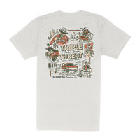 Triple Threat T-Shirt- Vintage White