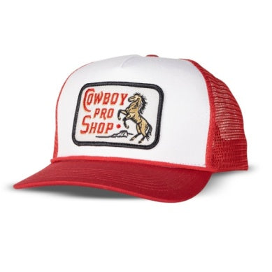 Cowboy Pro Shop- White/Red