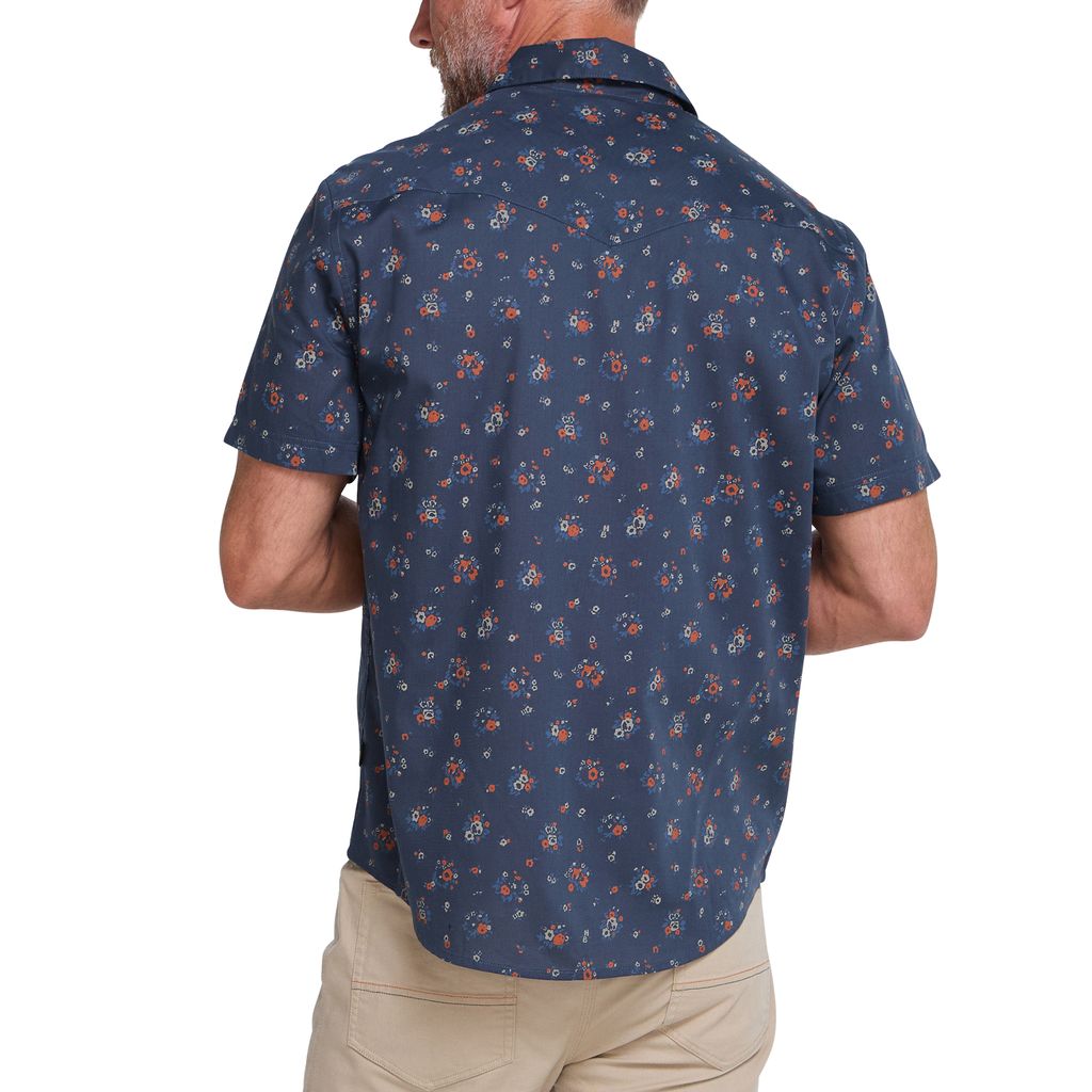 H Bar B Snapshirt- Bouquets Midnight