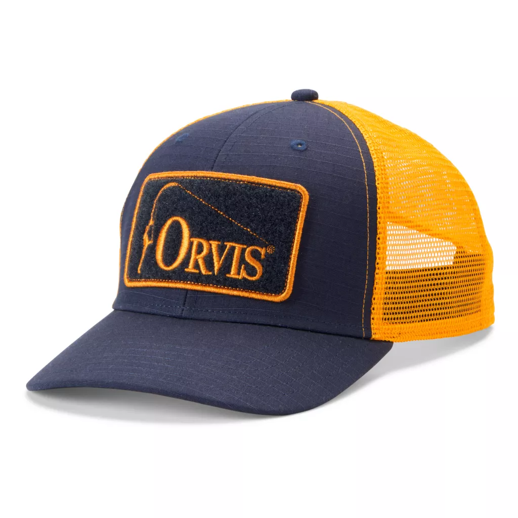 Ripstop Covert Trucker- Navy/Turmeric