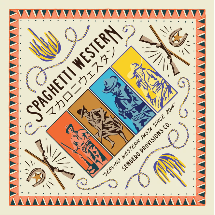 Spaghetti Western Bandana- Cream