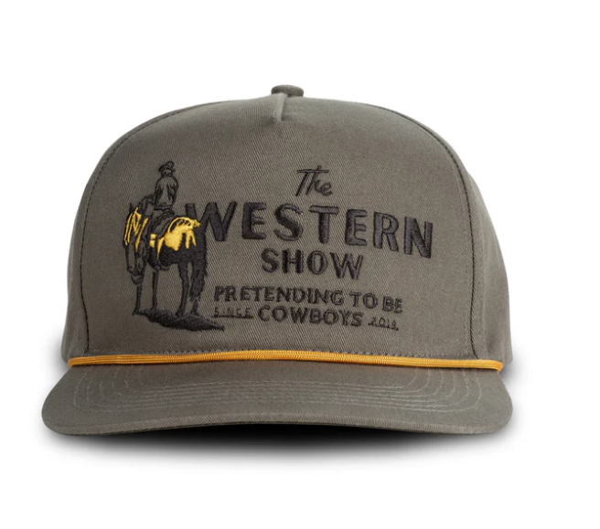 Western Show Hat- Brown