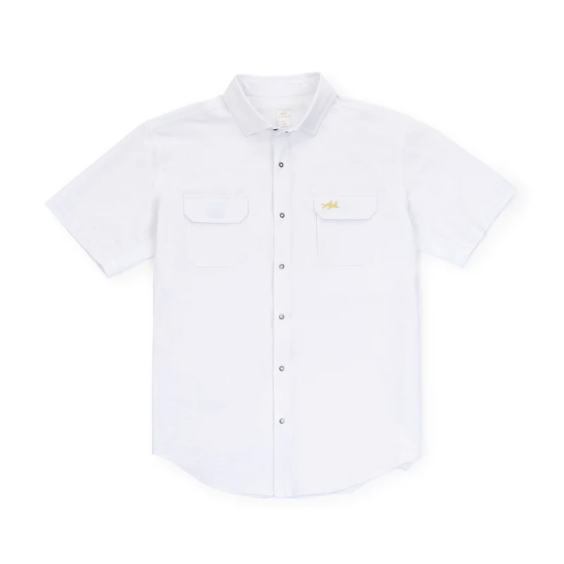 Rio Short Sleeve Shirt- White