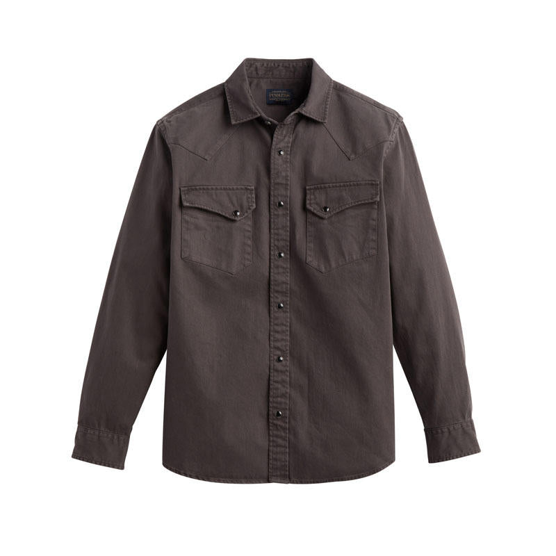 Wyatt Denim Shirt- Washed Black