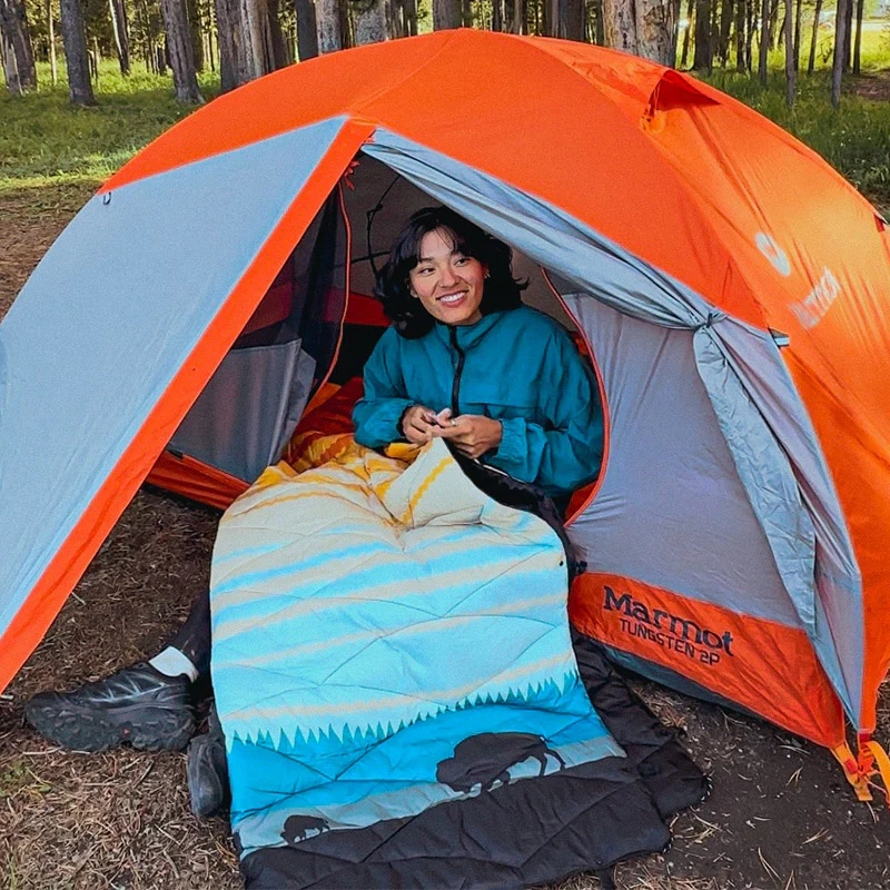 Puffer Blanket: Yellowstone