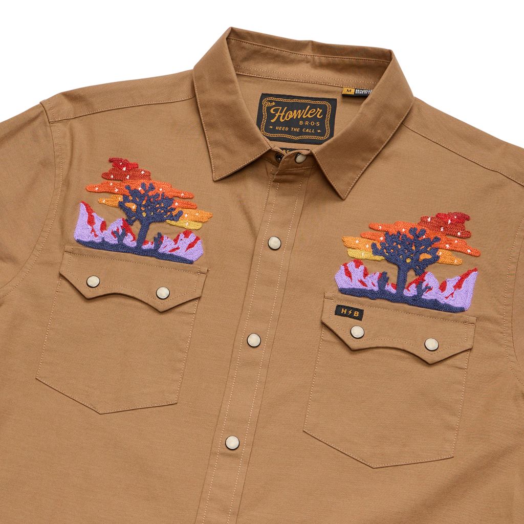 Crosscut Deluxe Long Sleeve Shirt- Yuccas/Driftwood