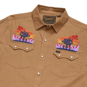 Crosscut Deluxe Long Sleeve Shirt- Yuccas/Driftwood