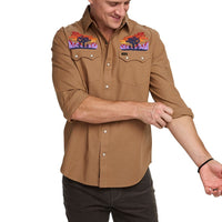 Crosscut Deluxe Long Sleeve Shirt- Yuccas/Driftwood