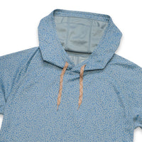 Loggerhead Hoodie- Pond Patterns Iron Blue