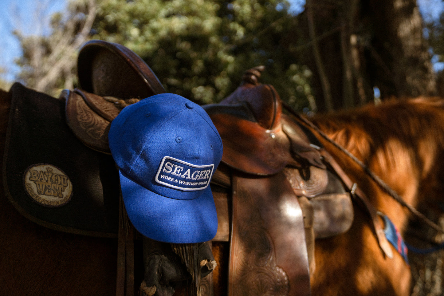 Farrier Snapback- Blue