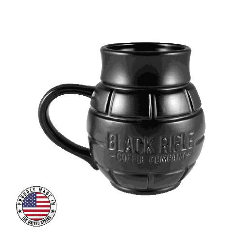 Black Rifle Grenade Mug