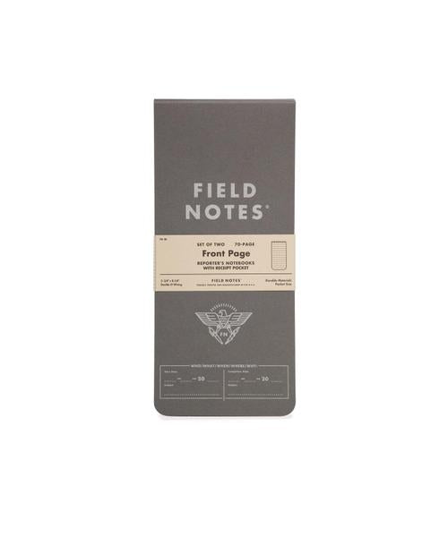 Field Notes- Front Page