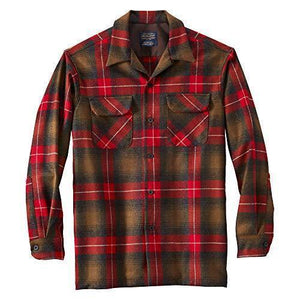 Board Shirt- Brown/Red Plaid