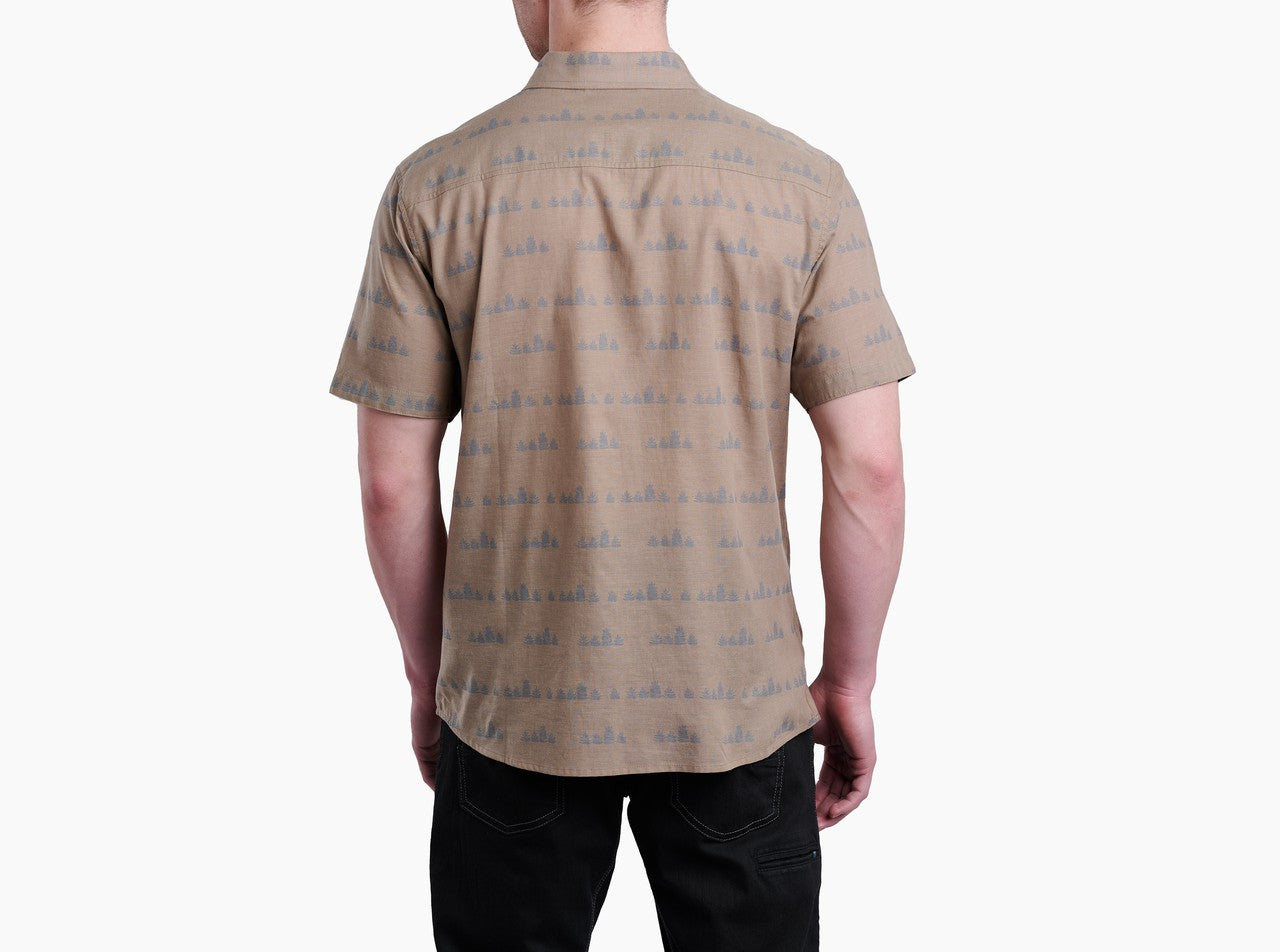 Thrive Short Sleeve Shirt- Forest Khaki