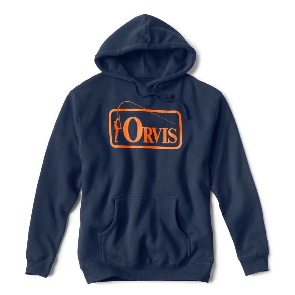 Bent Rod Badge Hoodie- Navy