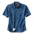 Tech Chambray Short Sleeve Plaid Work Shirt - Blue Moon