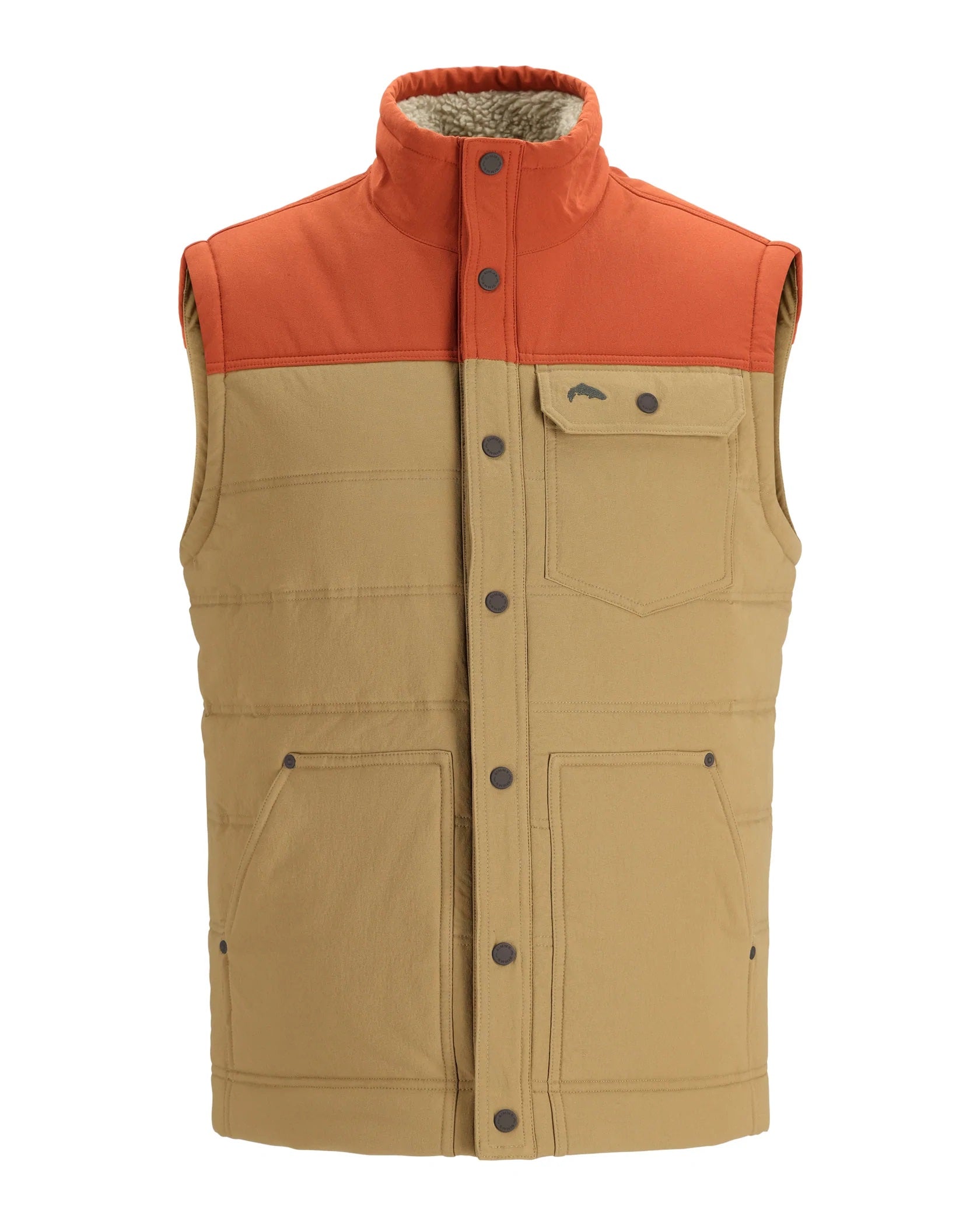 Cardwell Vest- Clay/Camel