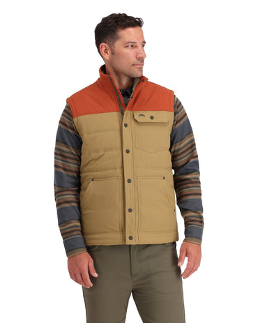 Cardwell Vest- Clay/Camel