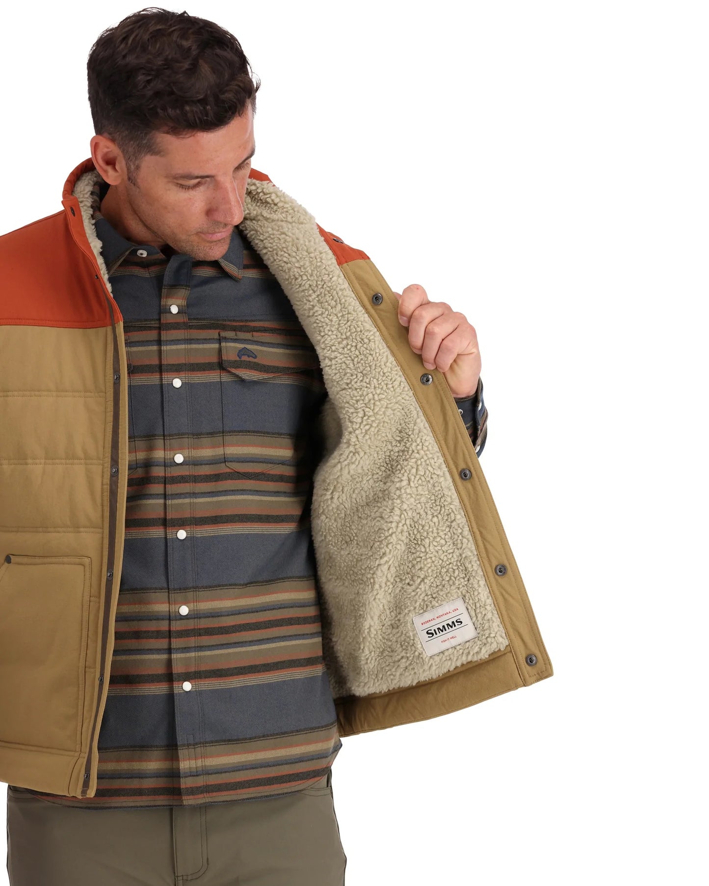 Cardwell Vest- Clay/Camel