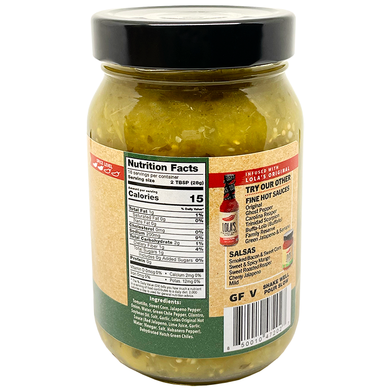 Lola’s Fine Salsa- Hatch Chile & Sweet Corn