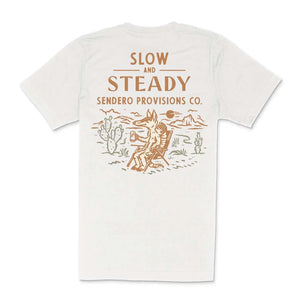 Slow & Steady T-Shirt - Vintage White