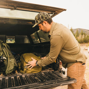 Stockman Stretch Snapshirt- Mountain Green