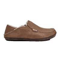 Moloa Slipper- Toffee/Dark Wood