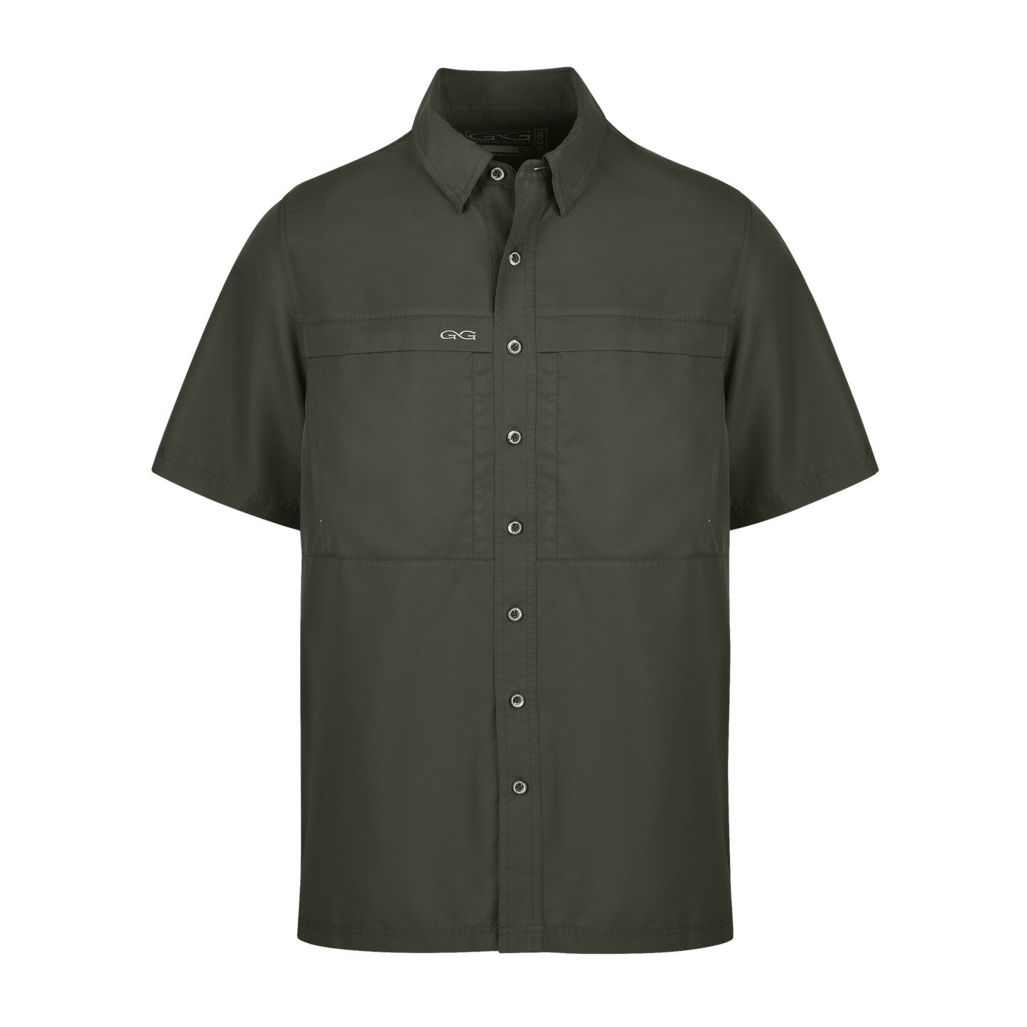 Relaxed MicroFiber Short Sleeve Shirt- Agave