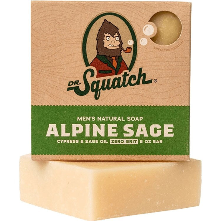 Dr. Squatch All Natural Bar Soap for Men, 5 Bar Variety Pack - Aloe, Cedar  Citrus, Gold Moss, Pine Tar and Alpine Sage