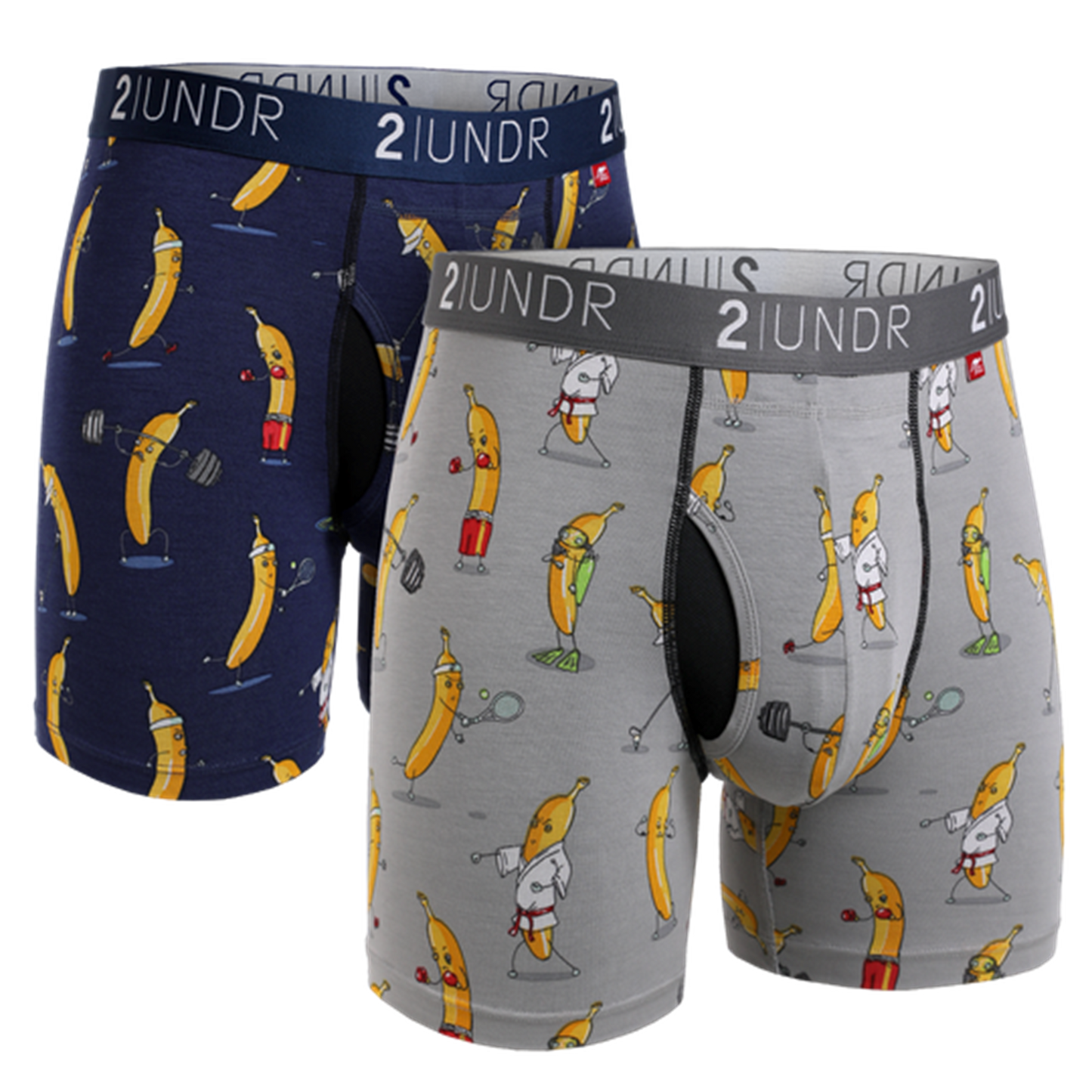 Swing Shift 2PK- Bananathlete Navy/Grey