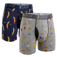 Swing Shift 2PK- Bananathlete Navy/Grey