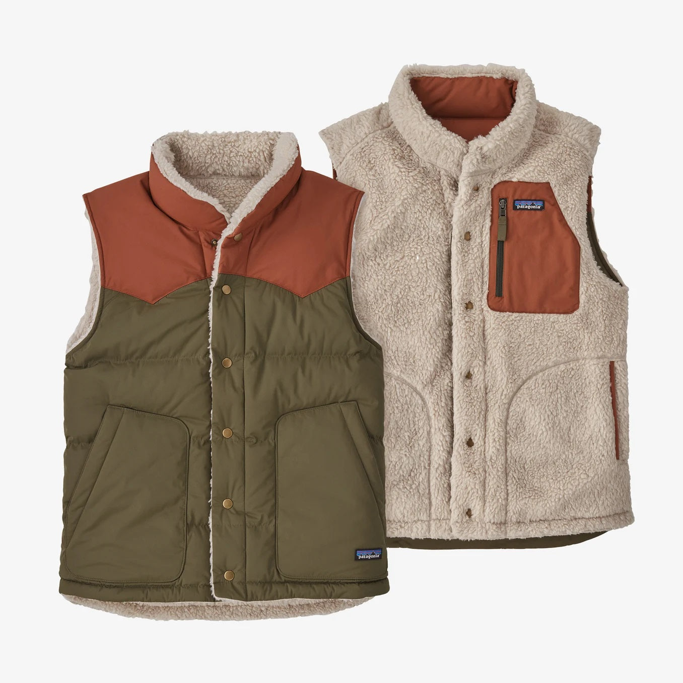 Reversible Bivy Vest- Basin Green