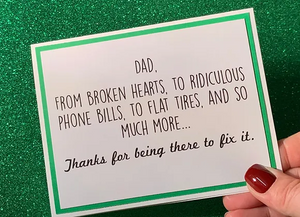 Snarky Father's Day Cards
