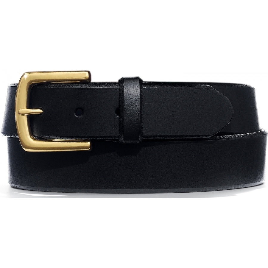 English Bevel Latigo Belt- Black