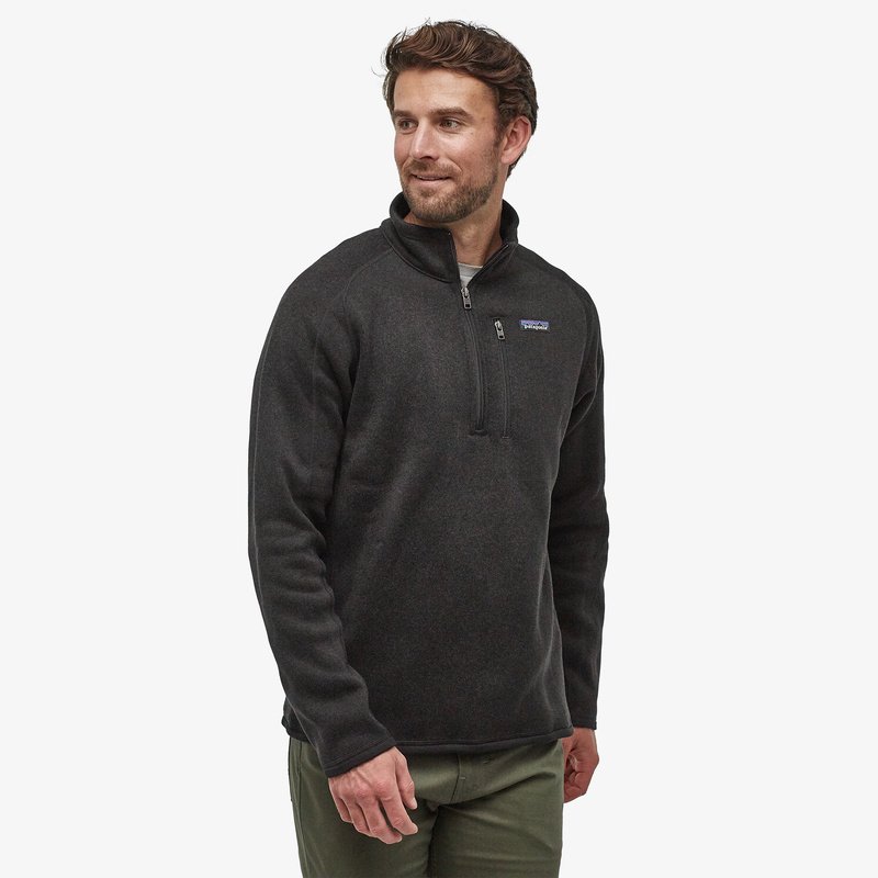 Better Sweater 1/4 Zip- Black