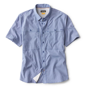 Open Air Caster Short Sleeve Shirt- True Blue