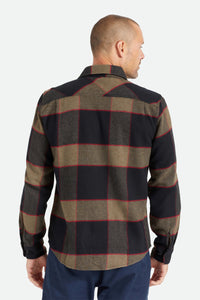 Bowery Flannel- Heather Grey/Charcoal