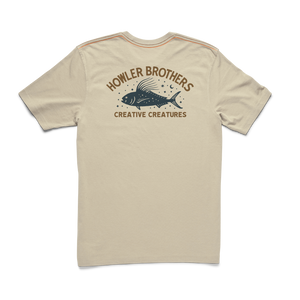Pocket T-Shirt- Creative Creatures Roosterfish