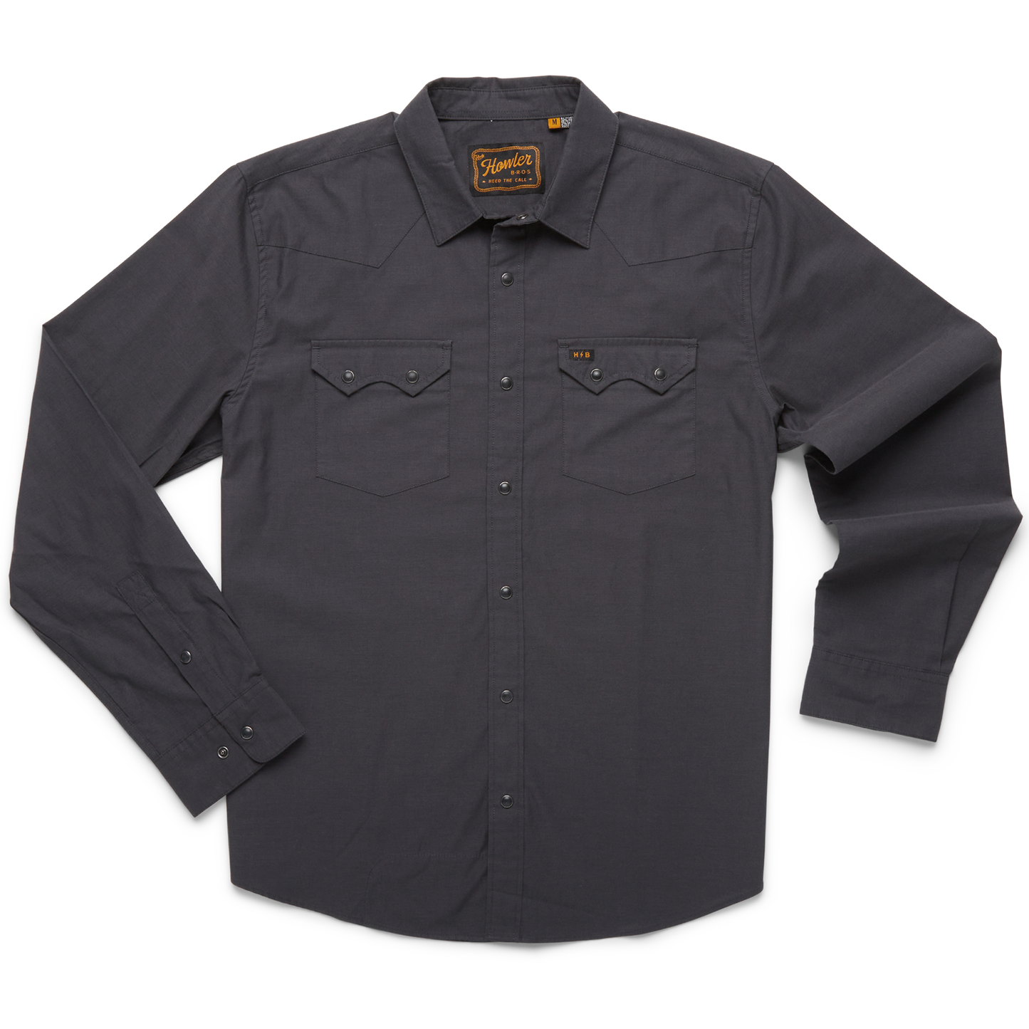 Crosscut Snapshirt- Midnight Chambray