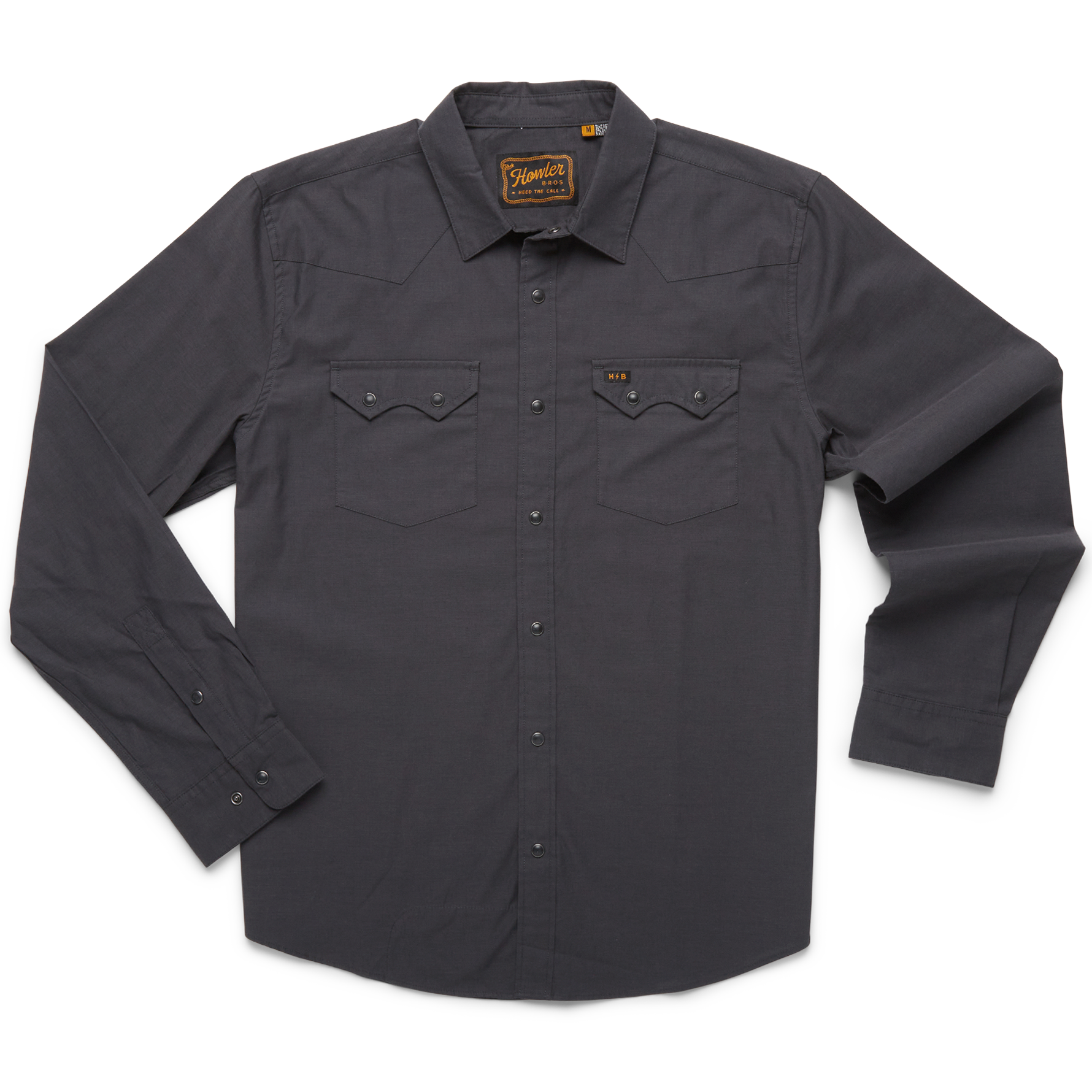 Crosscut Snapshirt- Midnight Chambray