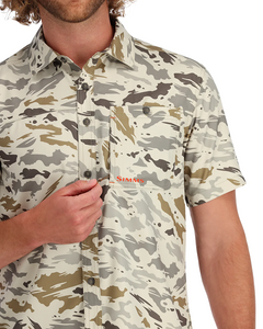 Challenger Short Sleeve Shirt- Ghost Camo Stone