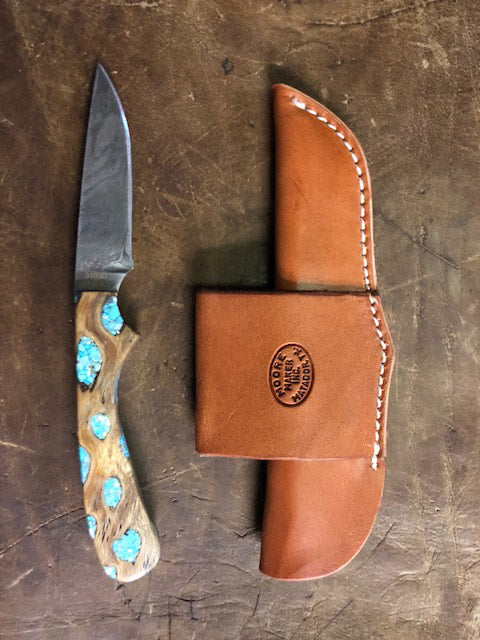 Cholla Turquoise Damascus Hunter