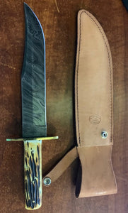 Damascus Bowie Knife