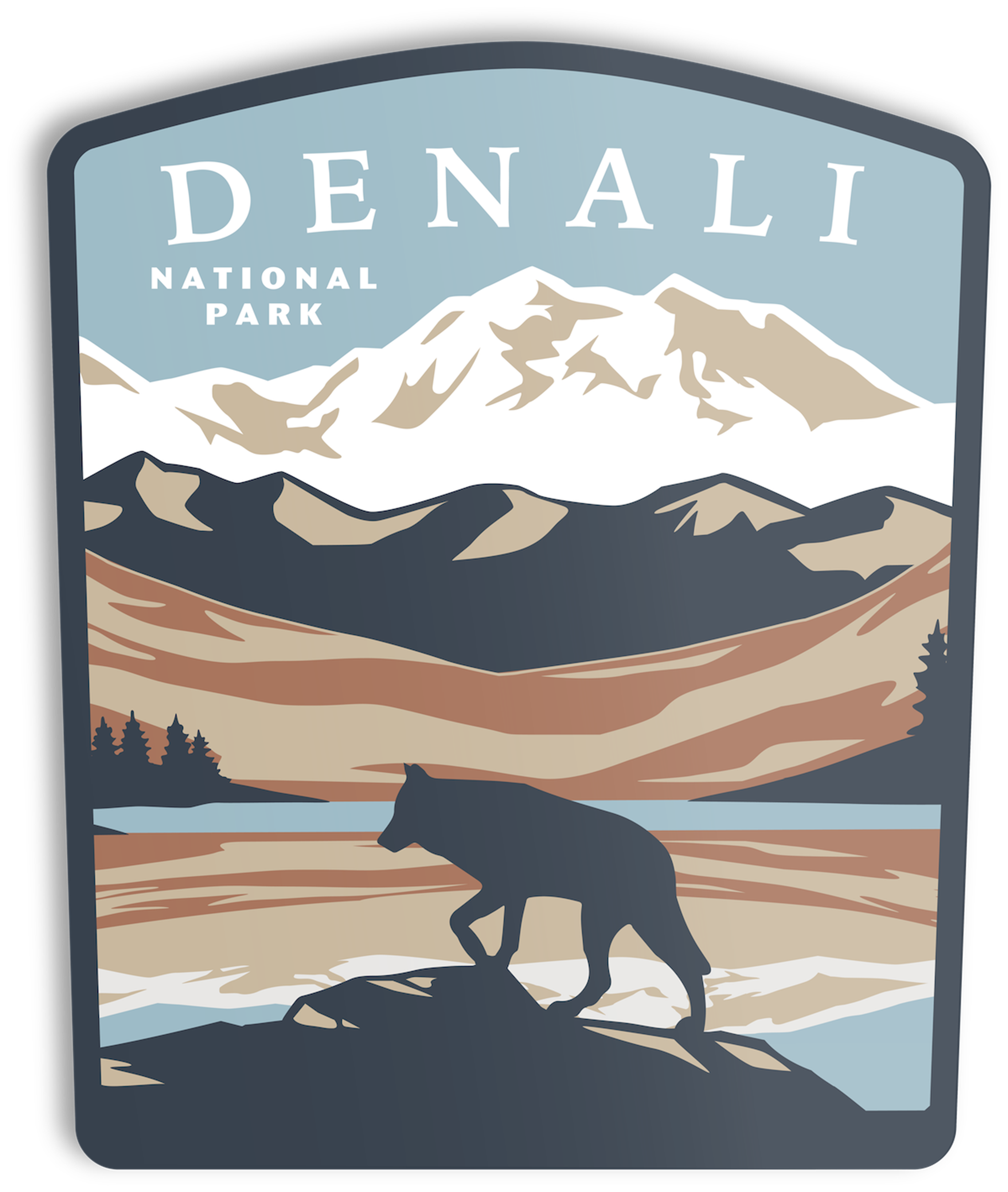 Denali National Park Sticker