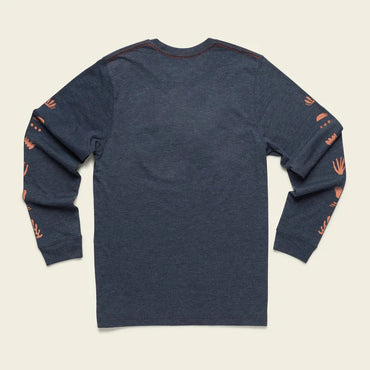 Distant Forms Select Long Sleeve T-Shirt - Navy Heather