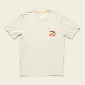 Distant Forms Pocket T-Shirt - Sand Heather