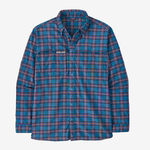 Early Rise Stretch Shirt: On the Fly- Anacapa Blue