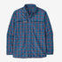 Early Rise Stretch Shirt: On the Fly- Anacapa Blue
