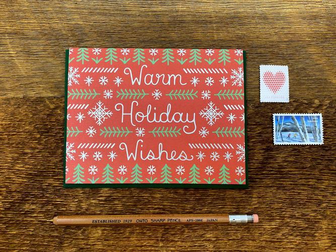 Warm Holiday Wishes Card