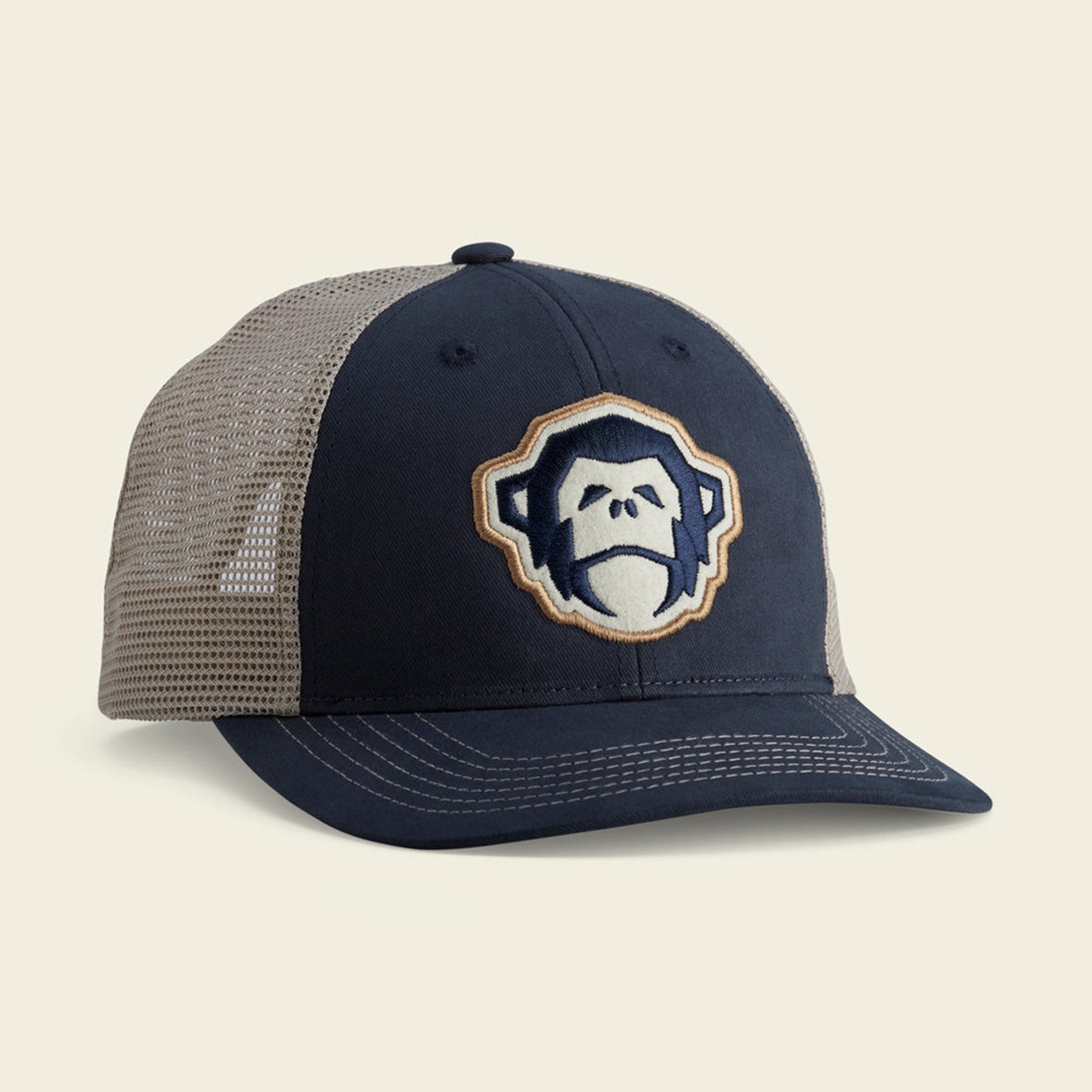 El Mono Hat- Navy/Khaki